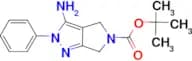 Tert-butyl 3-amino-2-phenyl-2,6-dihydropyrrolo[3,4-c]pyrazole-5(4H)-carboxylate