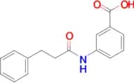 3-[(3-phenylpropanoyl)amino]benzoic acid