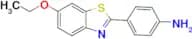 [4-(6-ethoxy-1,3-benzothiazol-2-yl)phenyl]amine
