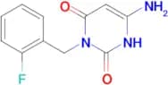 6-amino-3-(2-fluorobenzyl)pyrimidine-2,4(1H,3H)-dione