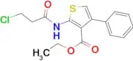 ethyl 2-(3-chloropropanamido)-4-phenylthiophene-3-carboxylate
