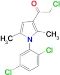 2-chloro-1-[1-(2,5-dichlorophenyl)-2,5-dimethyl-1H-pyrrol-3-yl]ethanone