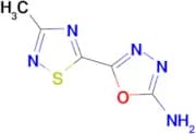 5-(3-methyl-1,2,4-thiadiazol-5-yl)-1,3,4-oxadiazol-2-amine