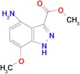 methyl 4-amino-7-methoxy-1H-indazole-3-carboxylate
