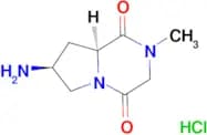 (7S,8aS)-7-amino-2-methylhexahydropyrrolo[1,2-a]pyrazine-1,4-dione hydrochloride
