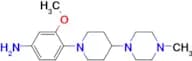 3-Methoxy-4-(4-(4-methylpiperazin-1-yl)piperidin-1-yl)aniline