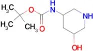 tert-Butyl (5-hydroxypiperidin-3-yl)carbamate