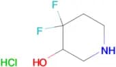 4,4-Difluoropiperidin-3-ol hydrochloride