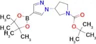 (R)-tert-Butyl 3-(4-(4,4,5,5-tetramethyl-1,3,2-dioxaborolan-2-yl)-1H-pyrazol-1-yl)pyrrolidine-1-ca…