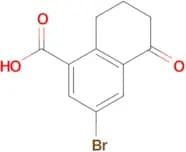 3-Bromo-5-oxo-5,6,7,8-tetrahydronaphthalene-1-carboxylic acid
