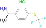 (R)-1-(4-((Trifluoromethyl)thio)phenyl)ethanamine hydrochloride