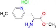 (S)-Methyl 2-amino-3-(5-methylpyridin-2-yl)propanoate hydrochloride