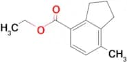 Ethyl 7-methyl-2,3-dihydro-1H-indene-4-carboxylate