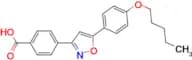 4-(5-(4-(Pentyloxy)phenyl)isoxazol-3-yl)benzoic acid