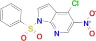 4-Chloro-5-nitro-1-(phenylsulfonyl)-1H-pyrrolo[2,3-b]pyridine