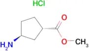 (1S,3S)-Methyl 3-aminocyclopentanecarboxylate hydrochloride