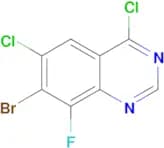 7-BROMO-4,6-DICHLORO-8-FLUOROQUINAZOLINE