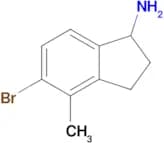5-BROMO-4-METHYL-2,3-DIHYDRO-1H-INDEN-1-AMINE