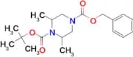 4-BENZYL 1-TERT-BUTYL 2,6-DIMETHYLPIPERAZINE-1,4-DICARBOXYLATE