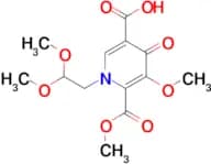 1-(2,2-DIMETHOXYETHYL)-5-METHOXY-6-(METHOXYCARBONYL)-4-OXO-1,4-DIHYDROPYRIDINE-3-CARBOXYLIC ACID