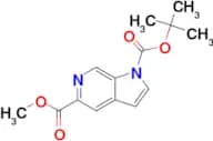 1-TERT-BUTYL 5-METHYL 1H-PYRROLO[2,3-C]PYRIDINE-1,5-DICARBOXYLATE