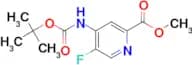 METHYL 4-((TERT-BUTOXYCARBONYL)AMINO)-5-FLUOROPICOLINATE