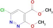 METHYL 6-CHLORO-3-METHOXYPYRIDAZINE-4-CARBOXYLATE