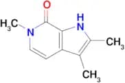 2,3,6-TRIMETHYL-1H-PYRROLO[2,3-C]PYRIDIN-7(6H)-ONE