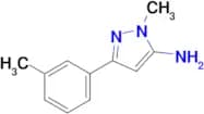 1-METHYL-3-(M-TOLYL)-1H-PYRAZOL-5-AMINE