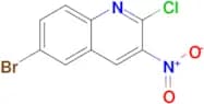 6-BROMO-2-CHLORO-3-NITROQUINOLINE