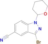 3-BROMO-1-(TETRAHYDRO-2H-PYRAN-2-YL)-1H-INDAZOLE-5-CARBONITRILE