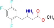 METHYL 3-AMINO-4-(2,4,5-TRIFLUOROPHENYL)BUTANOATE