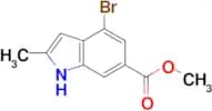 METHYL 4-BROMO-2-METHYL-1H-INDOLE-6-CARBOXYLATE