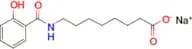 OCTANOIC ACID, 8-[(2-HYDROXYBENZOYL)AMINO]-, MONOSODIUM SALT