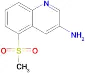 5-(METHYLSULFONYL)QUINOLIN-3-AMINE
