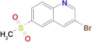3-BROMO-6-(METHYLSULFONYL)QUINOLINE