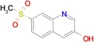7-(METHYLSULFONYL)QUINOLIN-3-OL