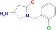 4-AMINO-1-[(2-CHLOROPHENYL)METHYL]PYRROLIDIN-2-ONE
