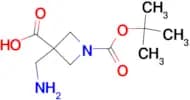 1-BOC-3-(AMINOMETHYL)AZETIDINE-3-CARBOXYLIC ACID