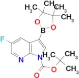 TERT-BUTYL 5-FLUORO-3-(4,4,5,5-TETRAMETHYL-1,3,2-DIOXABOROLAN-2-YL)-1H-PYRROLO[2,3-B]PYRIDINE-1-CA…