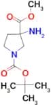 1-TERT-BUTYL 3-METHYL 3-AMINOPYRROLIDINE-1,3-DICARBOXYLATE