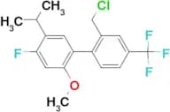 2′-(Chloromethyl)-4-fluoro-5-isopropyl-2-methoxy-4′-(trifluoromethyl)-1,1′-biphenyl