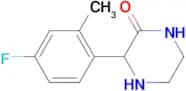 3-(4-FLUORO-2-METHYLPHENYL)PIPERAZIN-2-ONE