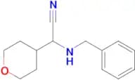 2-(BENZYLAMINO)-2-(OXAN-4-YL)ACETONITRILE