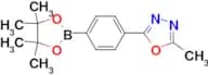 2-METHYL-5-[4-(4,4,5,5-TETRAMETHYL-1,3,2-DIOXABOROLAN-2-YL)PHENYL]-1,3,4-OXADIAZOLE