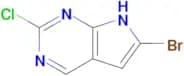 6-BROMO-2-CHLORO-7H-PYRROLO[2,3-D]PYRIMIDINE