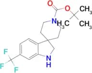 SPIRO[3H-INDOLE-3,4′-PIPERIDINE]-1′-CARBOXYLIC ACID, 1,2-DIHYDRO-6-(TRIFLUOROMETHYL)-, 1,1-DIMETHY…