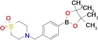 4-[4-(4,4,5,5-TETRAMETHYL[1,3,2]DIOXABOROLAN-2-YL)BENZYL]THIOMORPHOLINE 1,1-DIOXIDE