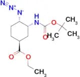 (1S,3R,4S)-(+)-4-AZIDO-3-[(TERT-BUTOXYCARBONYL)AMINO]CYCLOHEXANECARBOXYLIC ACID ETHYL ESTER