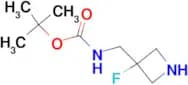 TERT-BUTYL (3-FLUOROAZETIDIN-3-YL)METHYLCARBAMATE